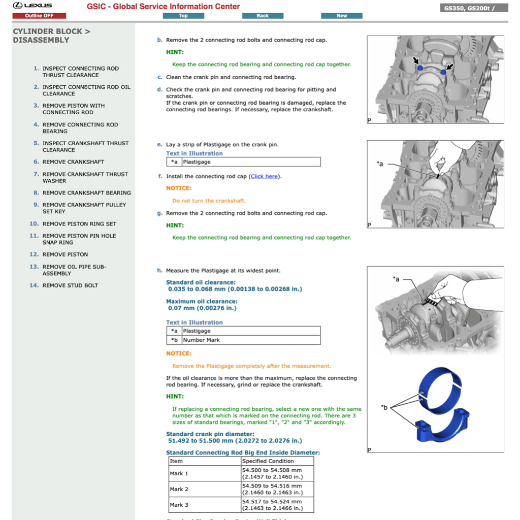 LEXUS GS200t 2015-2020 Full Manual Set – Repair & Maintenance Manual