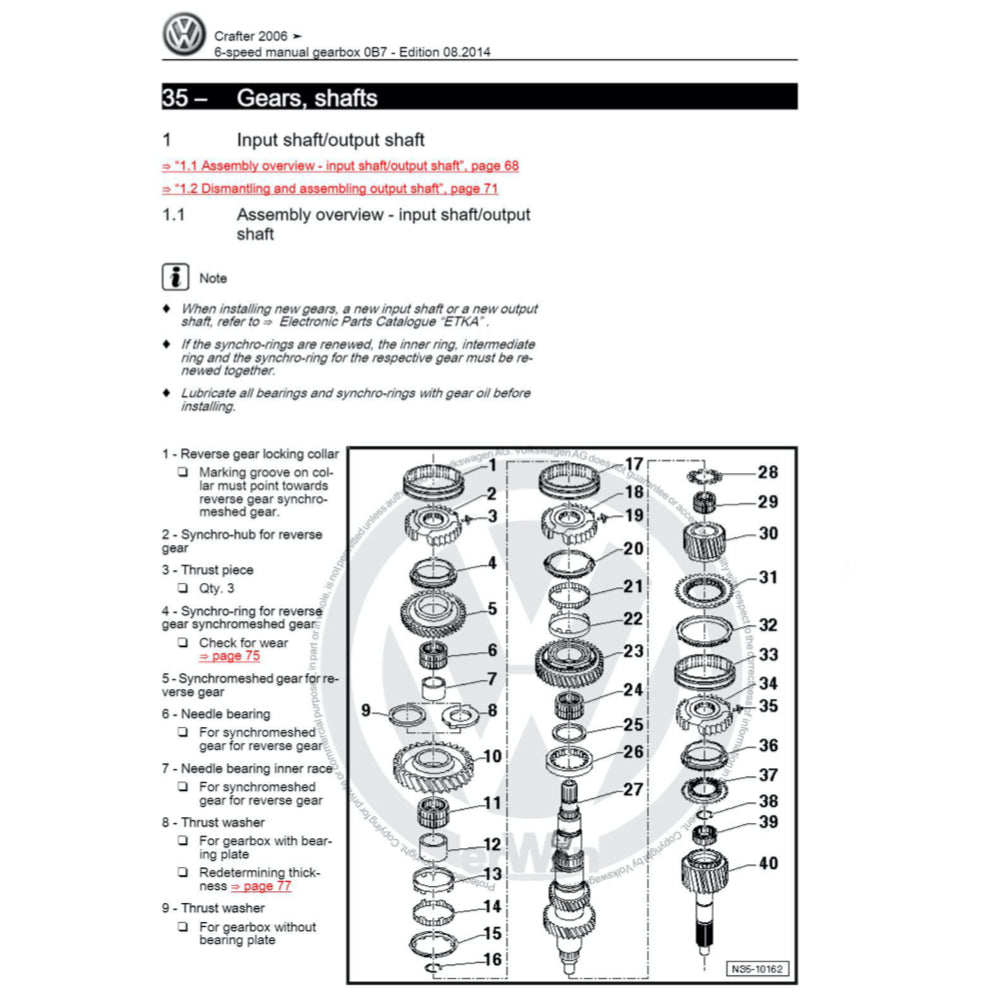 VW CRAFTER 2E/2F 2006-2017 Full Manual Set – Repair & Maintenance Manual