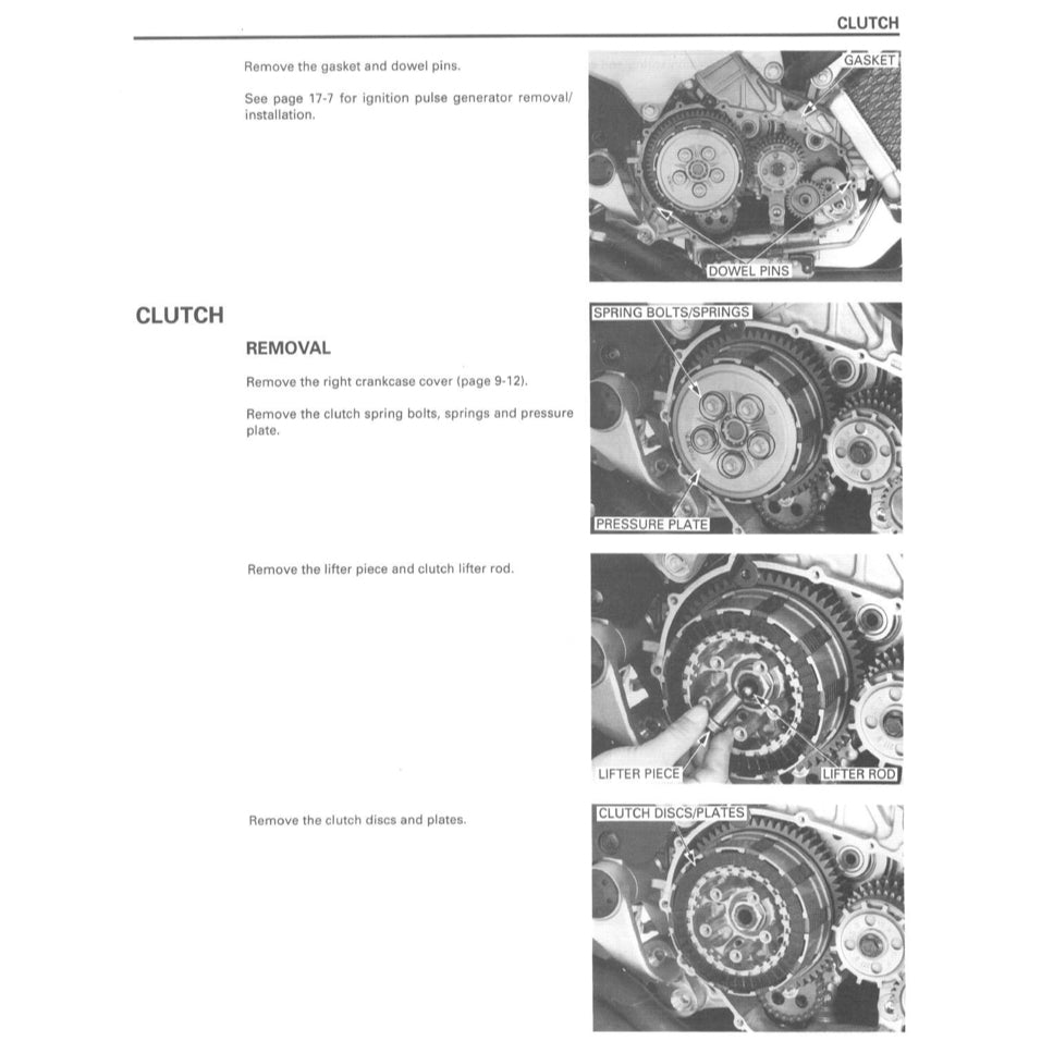 HONDA VFR800 Fi INTERCEPTOR 1997-2001 Full Manual Set – Repair & Maintenance Manual and User Handbook