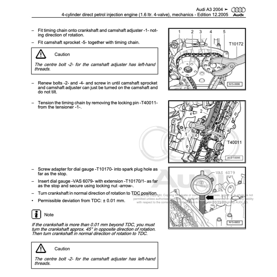 Audi A3 8P 2003-2012 Full Manual Set – Repair & Maintenance Manual