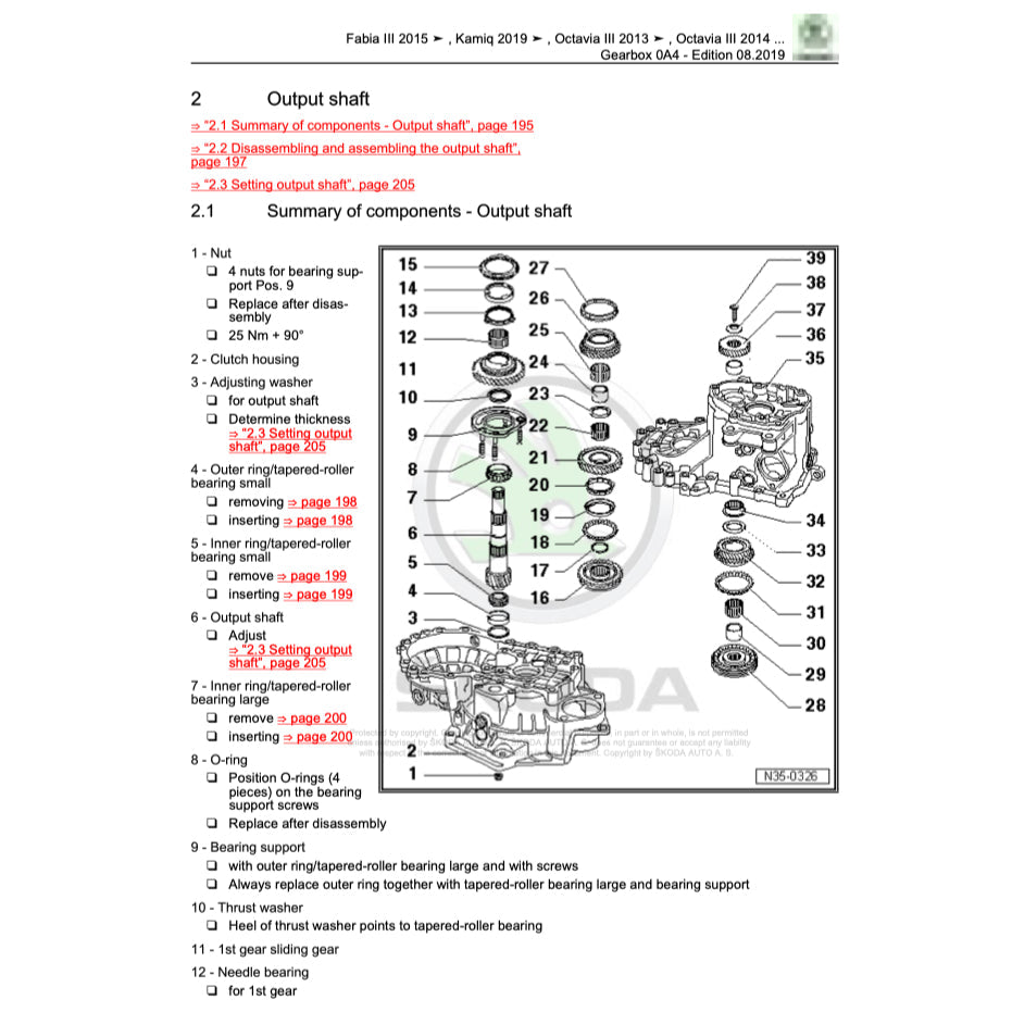 SKODA KAMIQ NW5 2019+ Full Manual Set – Repair & Maintenance Manual