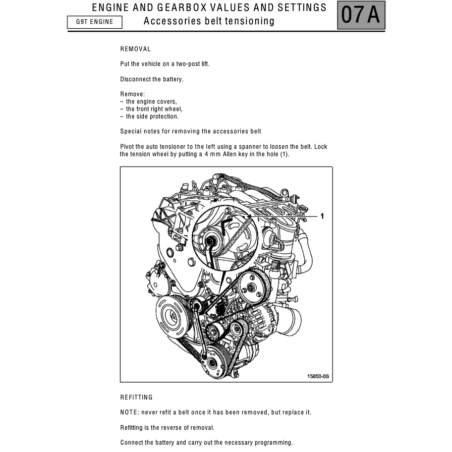 RENAUT VEL SATIS VELSATIS 2001-2009 Full Manual Set – Repair & Maintenance Manual