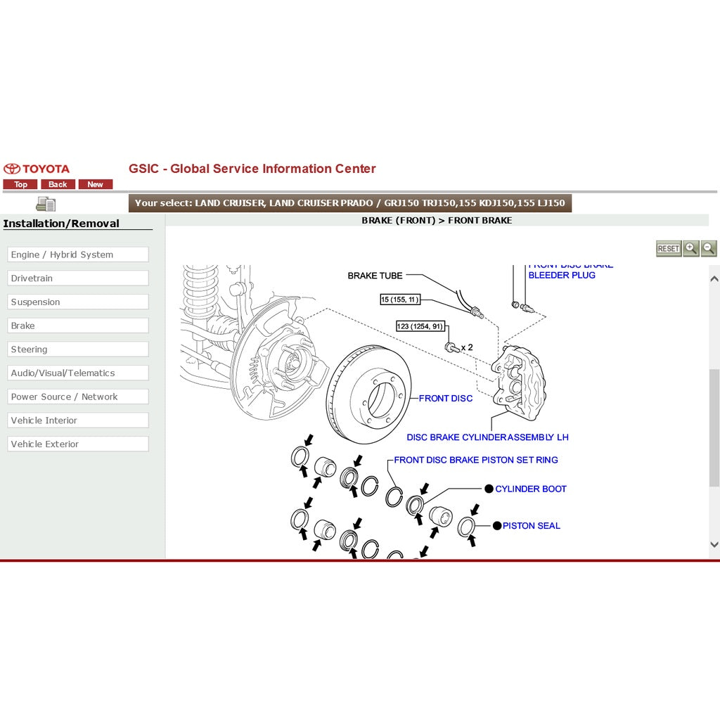 TOYOTA LAND CRUISER PRADO J150 2009-2023 Full Manual Set – Repair & Maintenance Manual