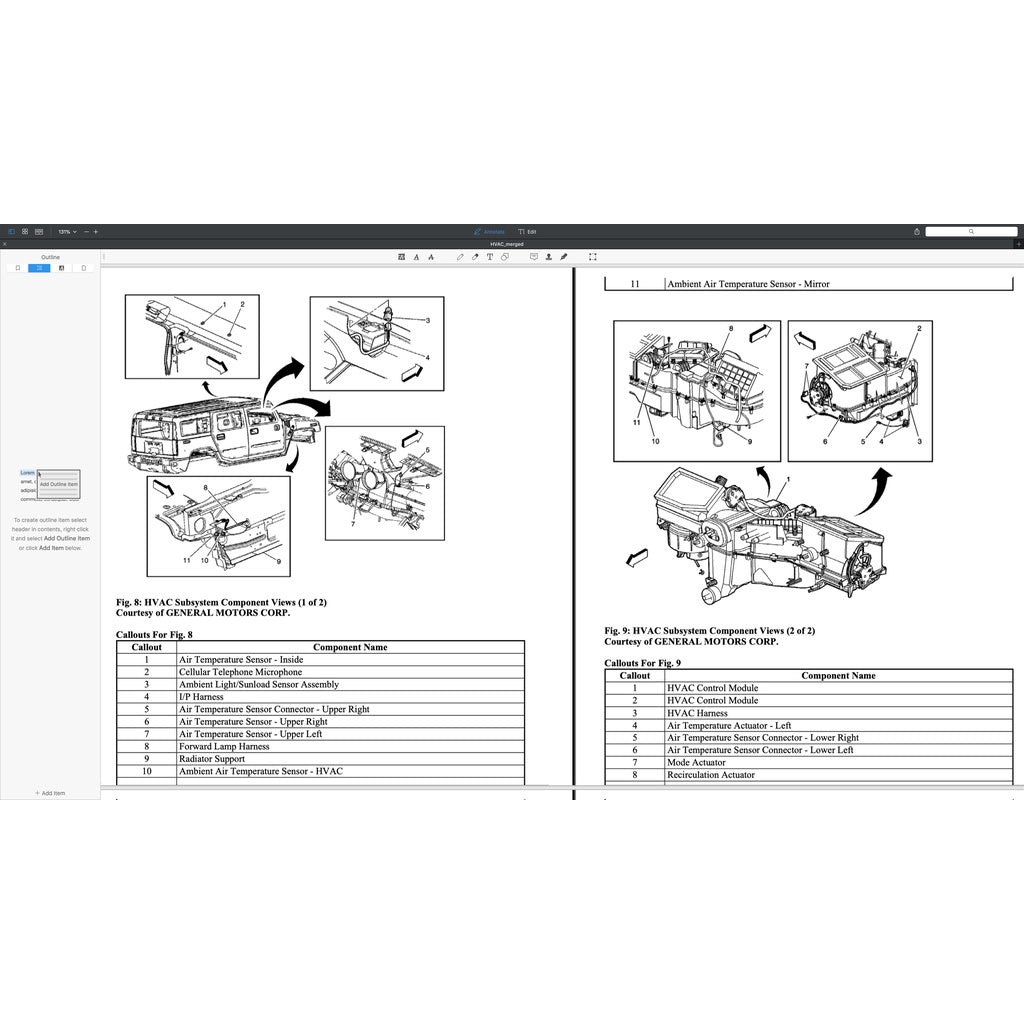 HUMMER H2 2003-2009 Full Manual Set – Repair & Maintenance Manual