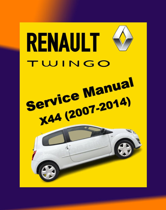 RENAULT TWINGO 2 2007-2014 Full Manual Set – Repair & Maintenance Manual