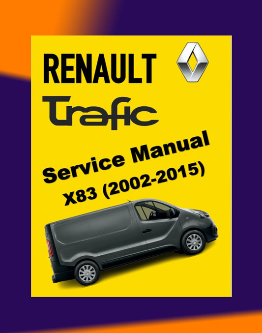 RENAULT TRAFIC 2 2002-2015 Full Manual Set – Repair & Maintenance Manual