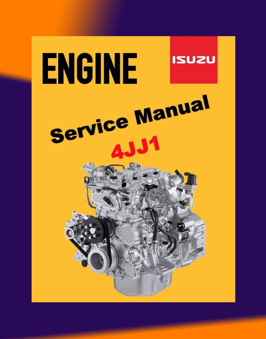 ISUZU ENGINE 4JJ1 Workshop Repair Manual / ISUZU D-MAX