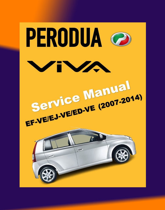 PERODUA VIVA 2007-2014 Full Manual Set – Repair & Maintenance Manual