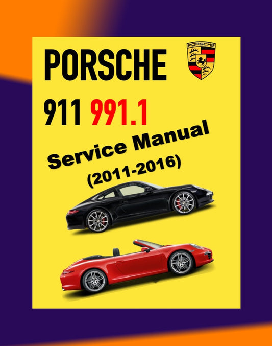 PORSCHE 911 991.1 2011-2016 Full Manual Set – Repair & Maintenance Manual and Spare Parts Catalog