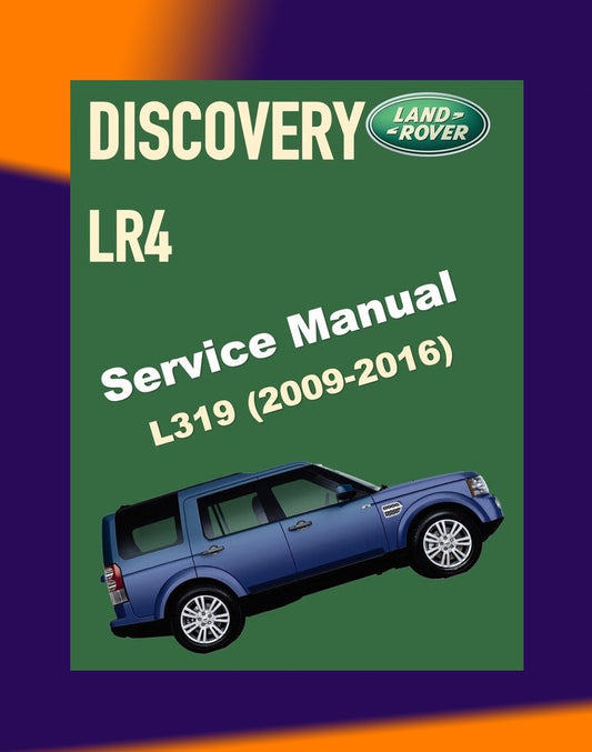 LAND ROVER DISCOVERY 4 2009-2016 Full Manual Set – Repair & Maintenance Manual