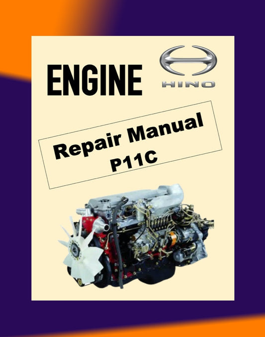 HINO ENGINE P11C WORKSHOP SERVICE REPAIR MANUAL and Parts Book