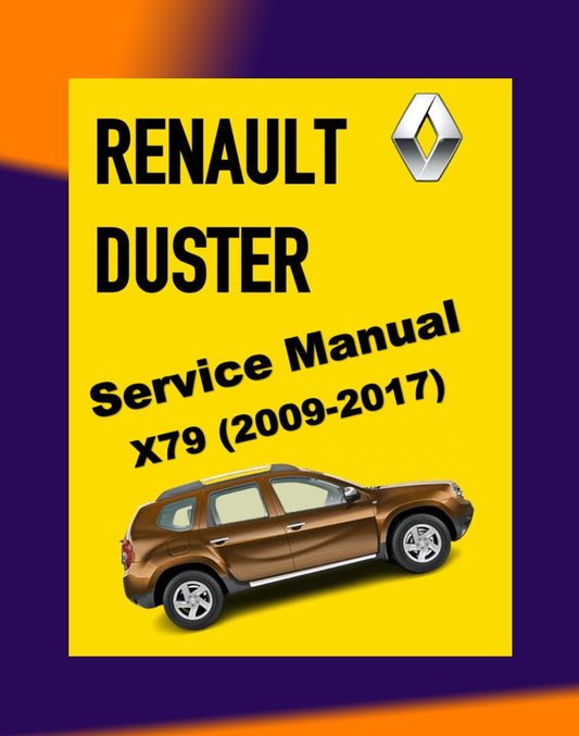 RENAULT DACIA DUSTER HS 2009-2017 Full Manual Set – Repair & Maintenance Manual