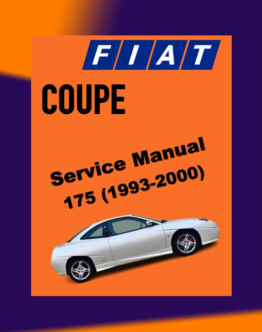 COUPE FIAT COUPE 175 1993-2000 Full Manual Set – Repair & Maintenance Manual and OWNER's HANDBOOK