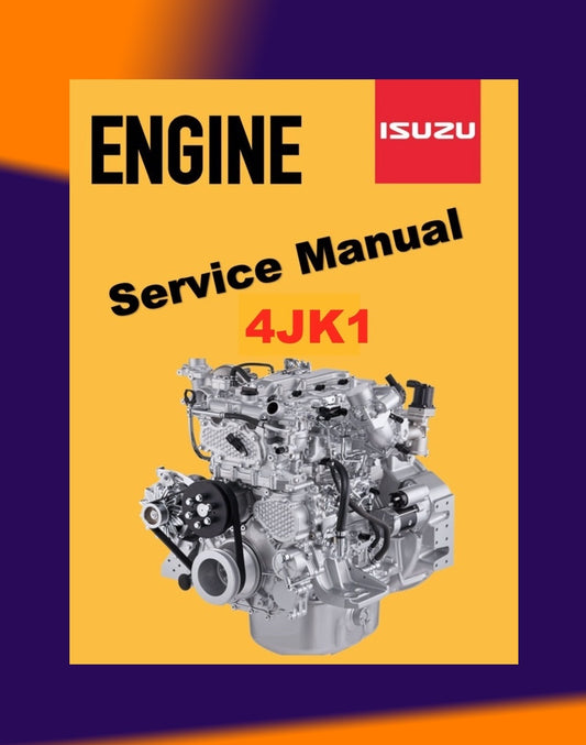 ISUZU ENGINE 4JK1 Workshop Repair Manual- ISUZU D-MAX