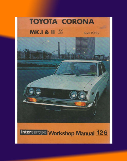 [CLASSIC] TOYOTA CORONA T40/T50 1962-1972 Full Manual Set – Repair & Maintenance Manual