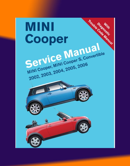 MINI COOPER S R50 R52 R53 JCW 2001-2006 Full Manual Set – WORKSHOP SERVICE REPAIR MANUAL