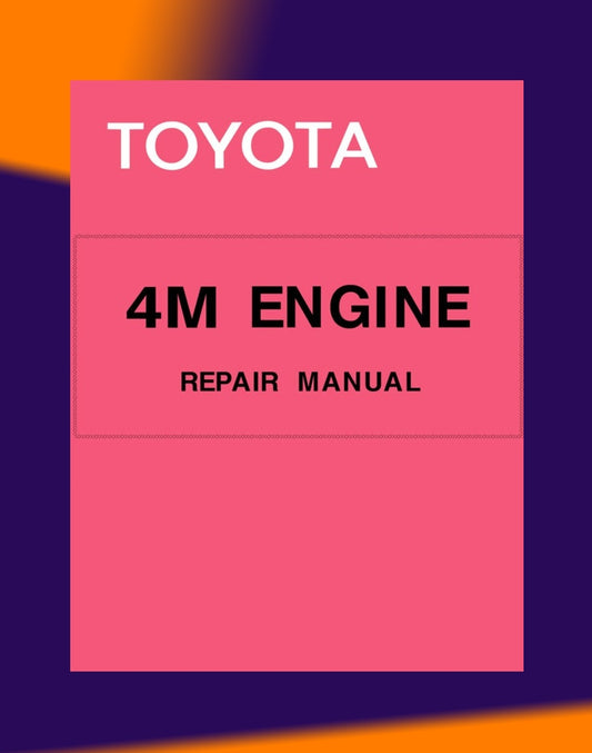 [CLASSIC] TOYOTA "4M" ENGINE 1977-1986 Full Manual Set – REPAIR MANUAL