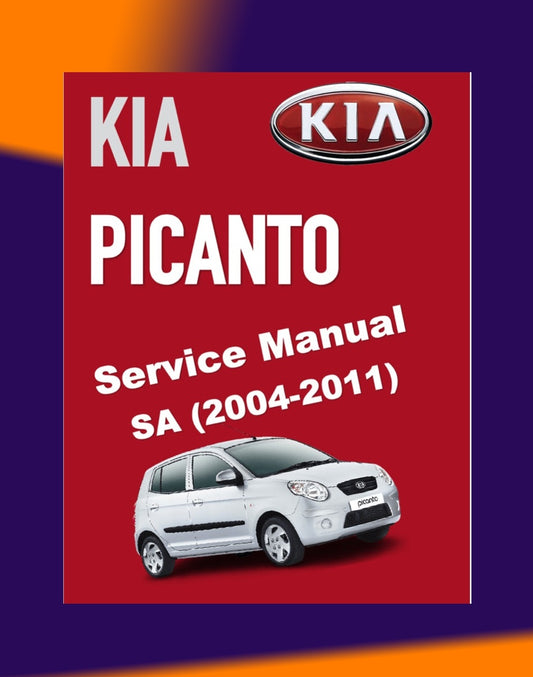 KIA PICANTO SA NAZA SURIA 2004-2011 Full Manual Set – Repair & Maintenance Manual