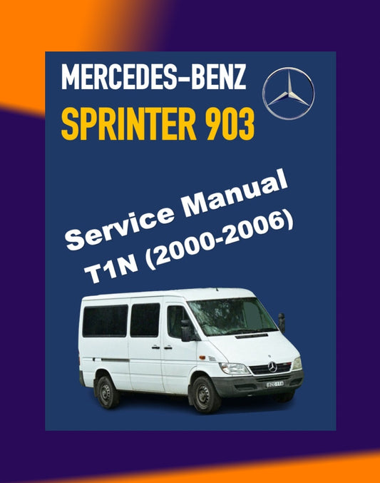 MERCEDES BENZ SPRINTER 903 PHASE II 2000-2006 Full Manual Set – Repair & Maintenance Manual and Spare Parts Catalog
