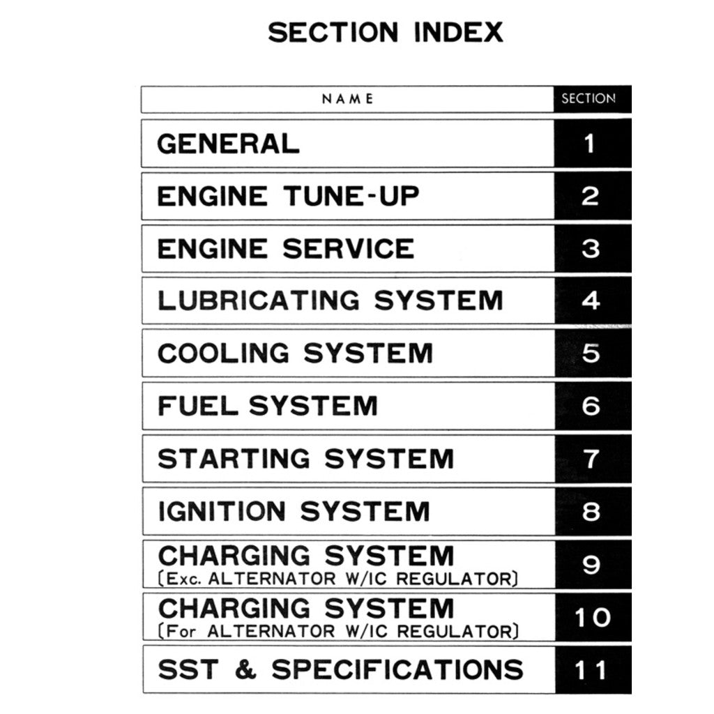 [CLASSIC] TOYOTA "4M" ENGINE 1977-1986 Full Manual Set – REPAIR MANUAL