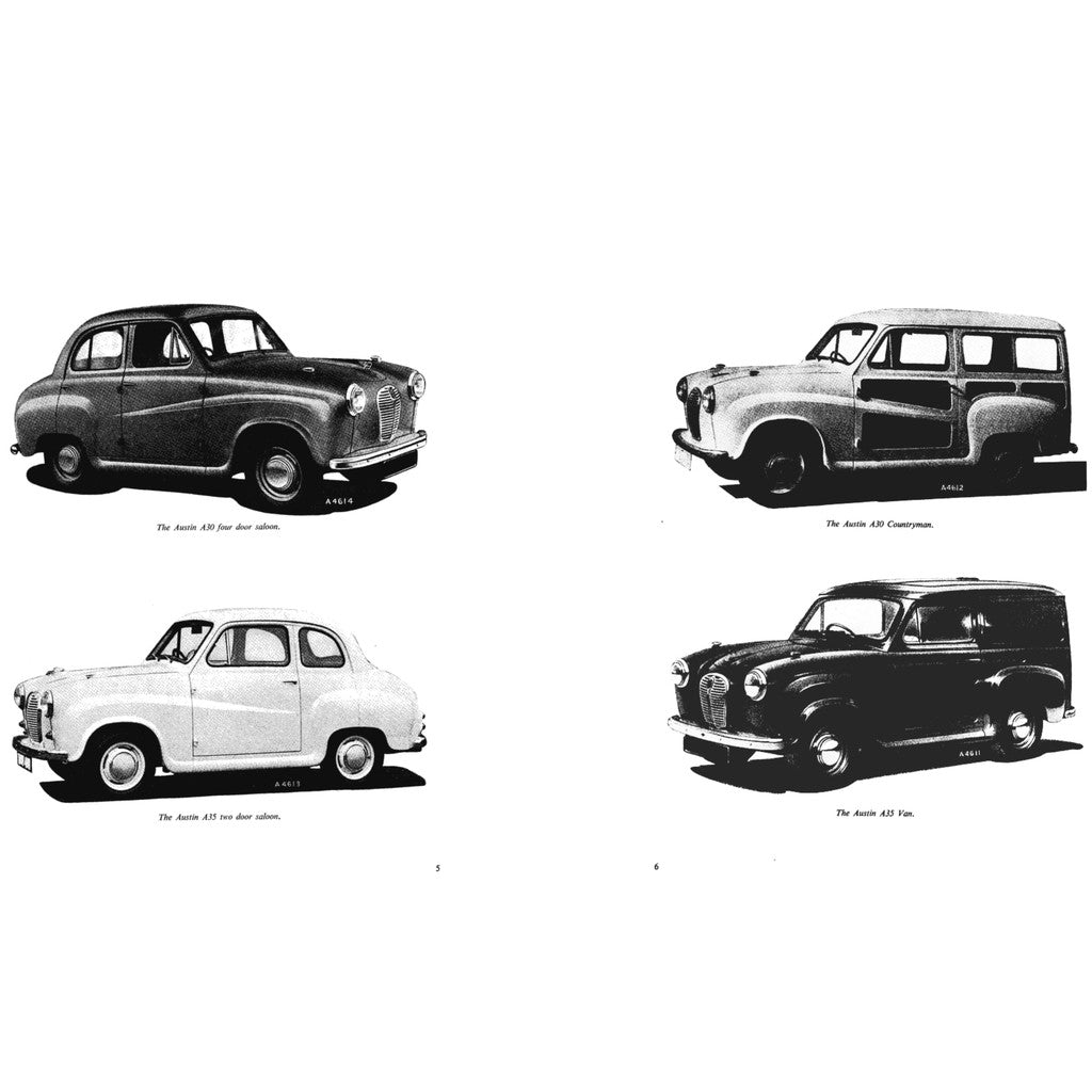 [CLASSIC] AUSTIN A30 & A35 1951-1968 Full Manual Set – Repair & Maintenance Manual