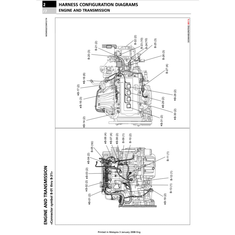 PROTON SAGA BLM IAFM 2008-2010 Full Manual Set – Repair & Maintenance Manual