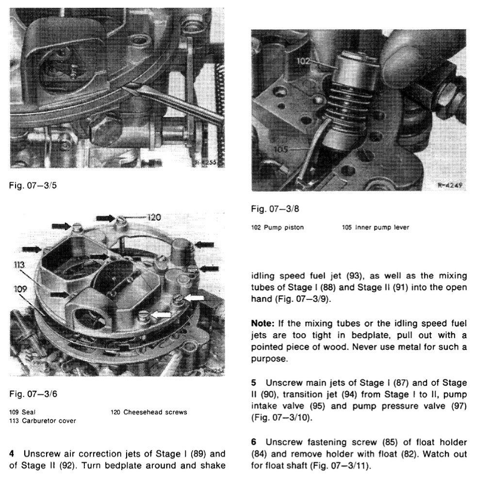 MERCEDES-BENZ ENGINE M115 1968–1976 Full Manual Set – Repair & Maintenance Manual