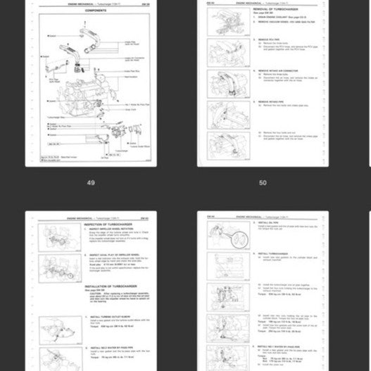 [CLASSIC] TOYOTA "H" SERIES ENGINE 1975-1988 Full Manual Set – REPAIR MANUAL