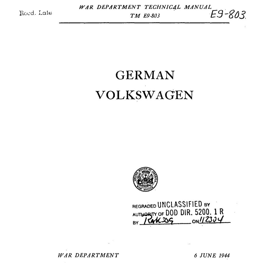 [CLASSIC] VW 181 "THING" 1968-1983 Full Manual Set – Repair & Maintenance Manual/ PARTS LIST/ PARTS INTERCHANGE LIST/ DRIVER HANDBOOK KOMBO
