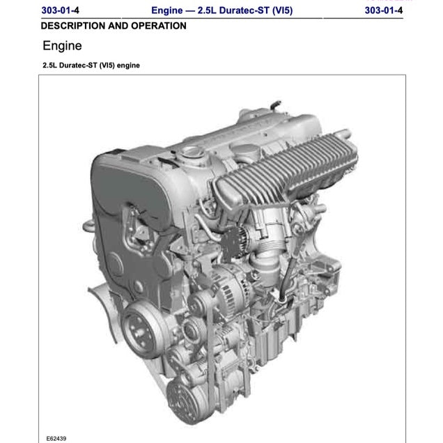 FORD FOCUS ST MK2 C307 2005-2010 Full Manual Set – Repair & Maintenance Manual