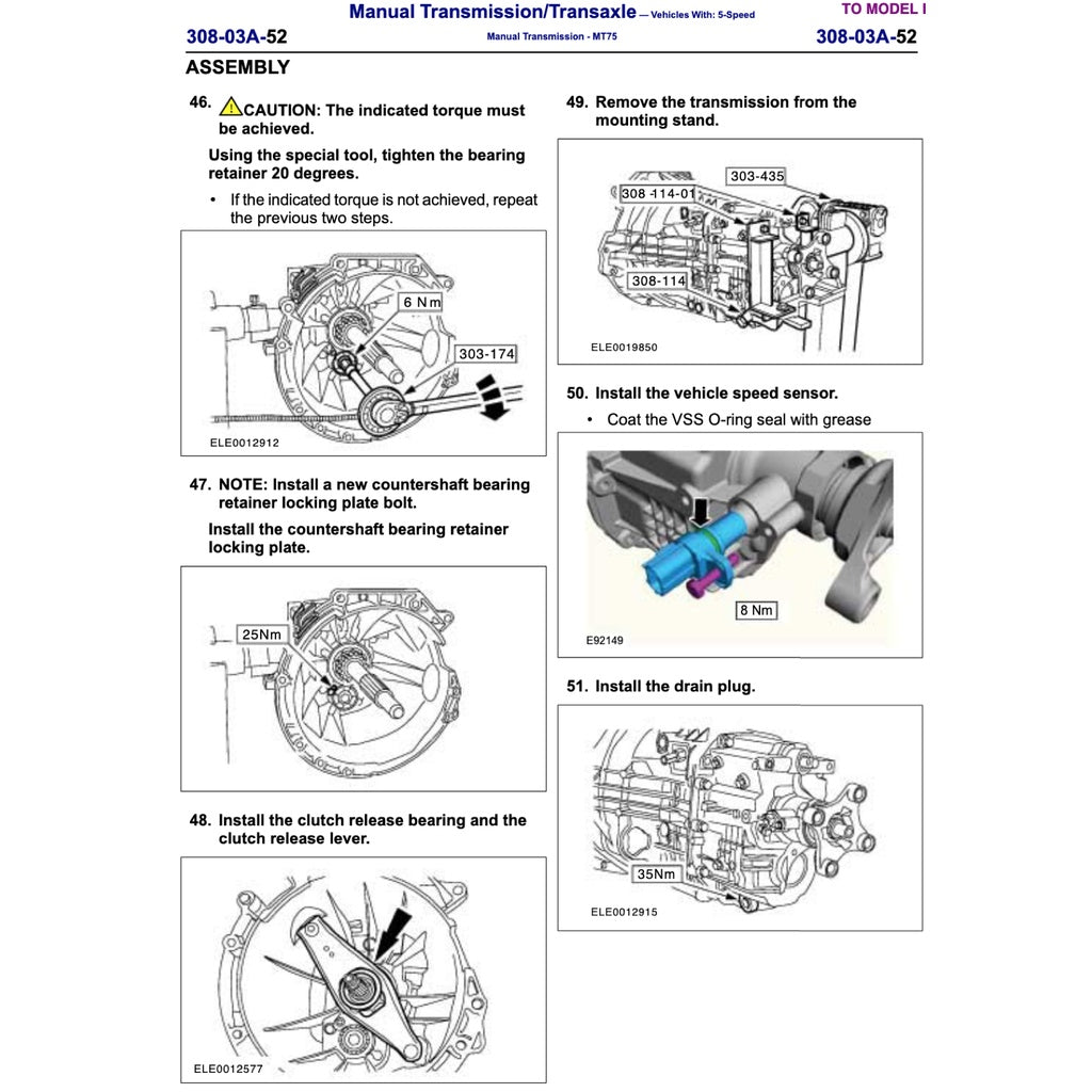 MAZDA BT50 BT-50 UP/UR 2011-2020 Full Manual Set – Repair & Maintenance Manual