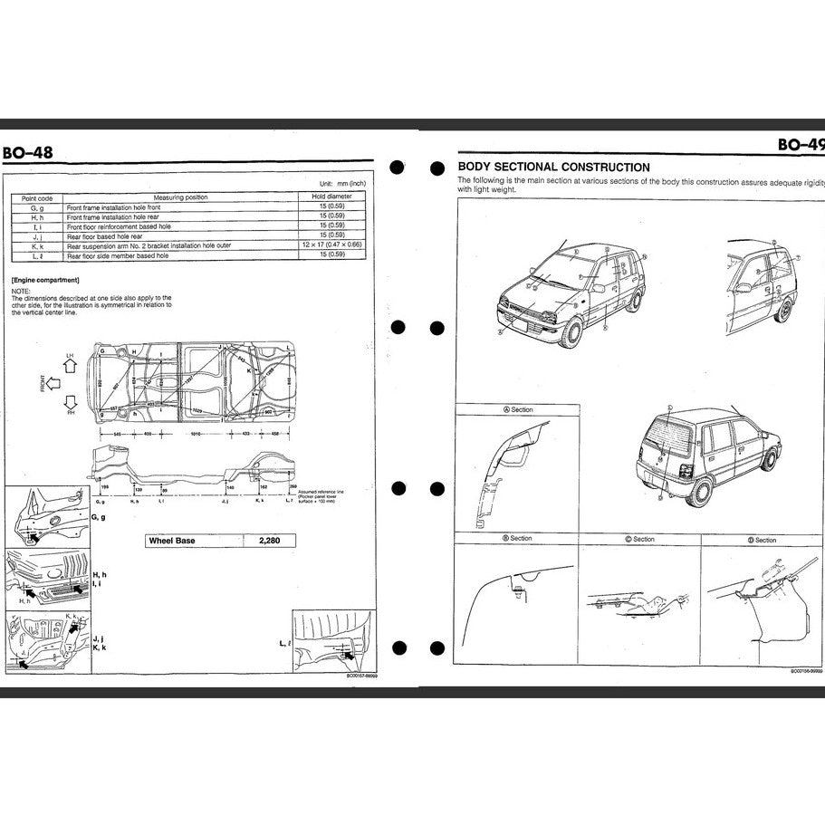 PERODUA KANCIL MKI 1990-2001 Full Manual Set – Repair & Maintenance Manual