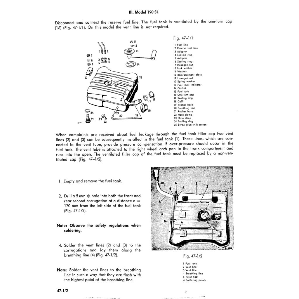 MERCEDES BENZ W120 W121 "PONTON" 1953-1963 Full Manual Set – Repair & Maintenance Manual