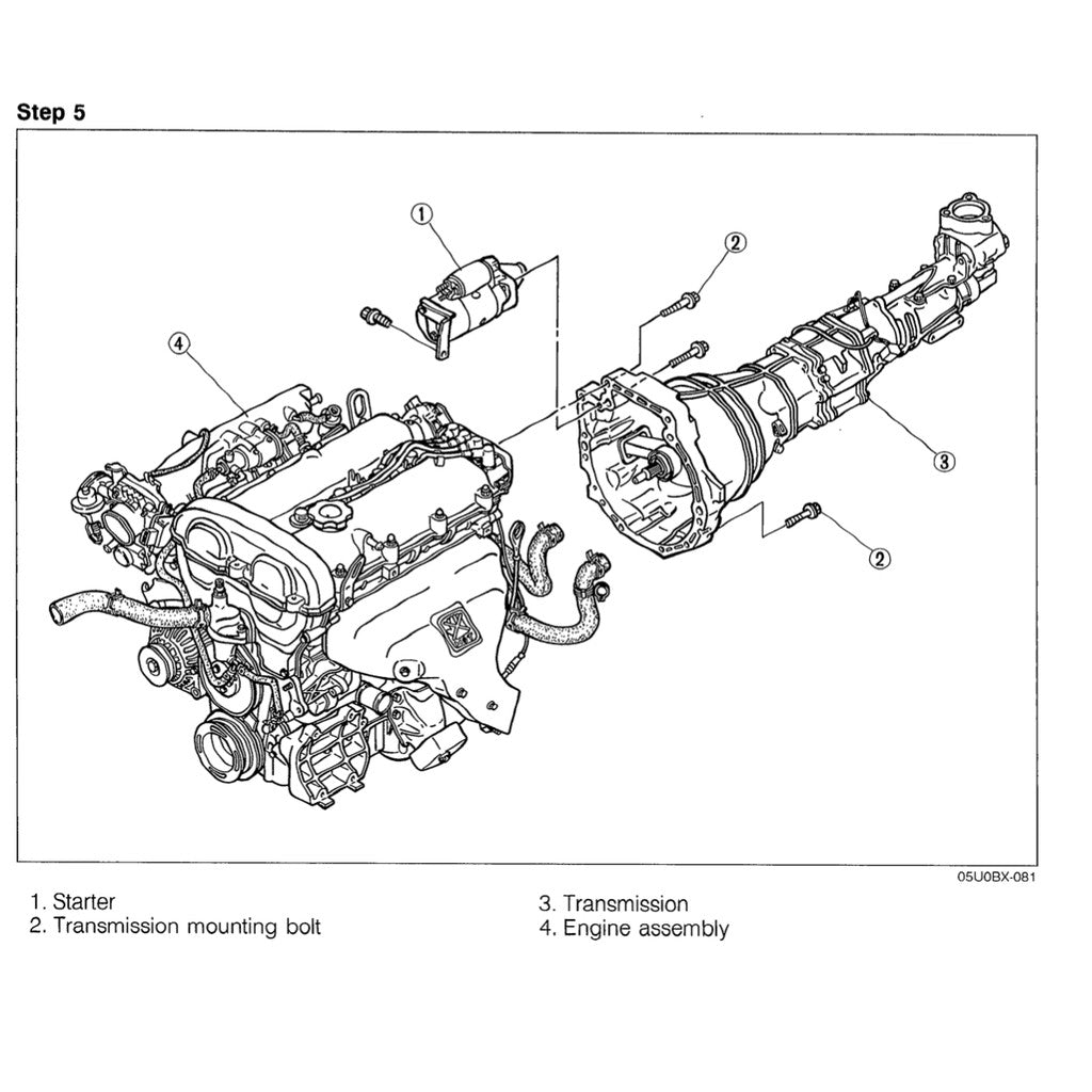 MAZDA MX-5 MIATA NA SERIES 1990 Full Manual Set – Repair & Maintenance Manual