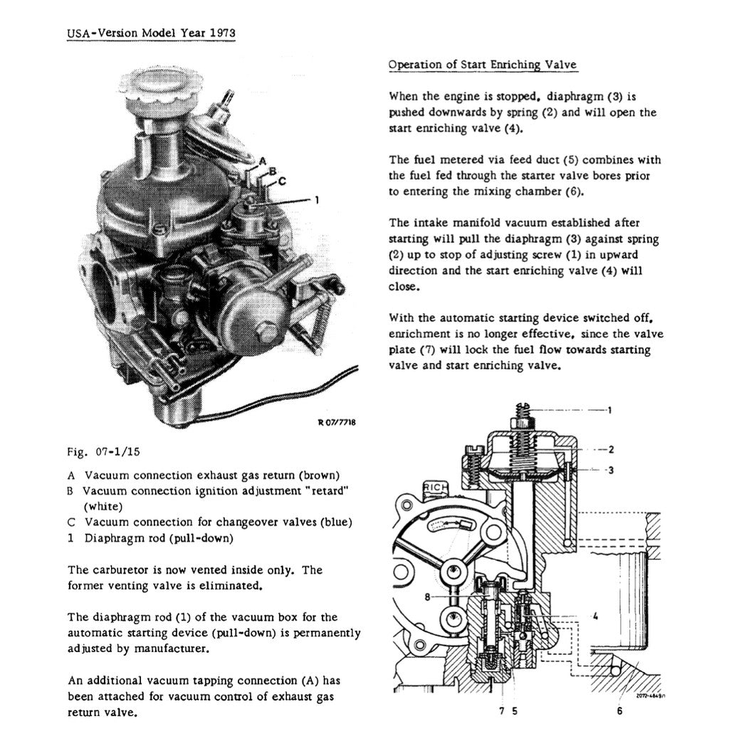 MERCEDES-BENZ ENGINE M115 1968–1976 Full Manual Set – Repair & Maintenance Manual