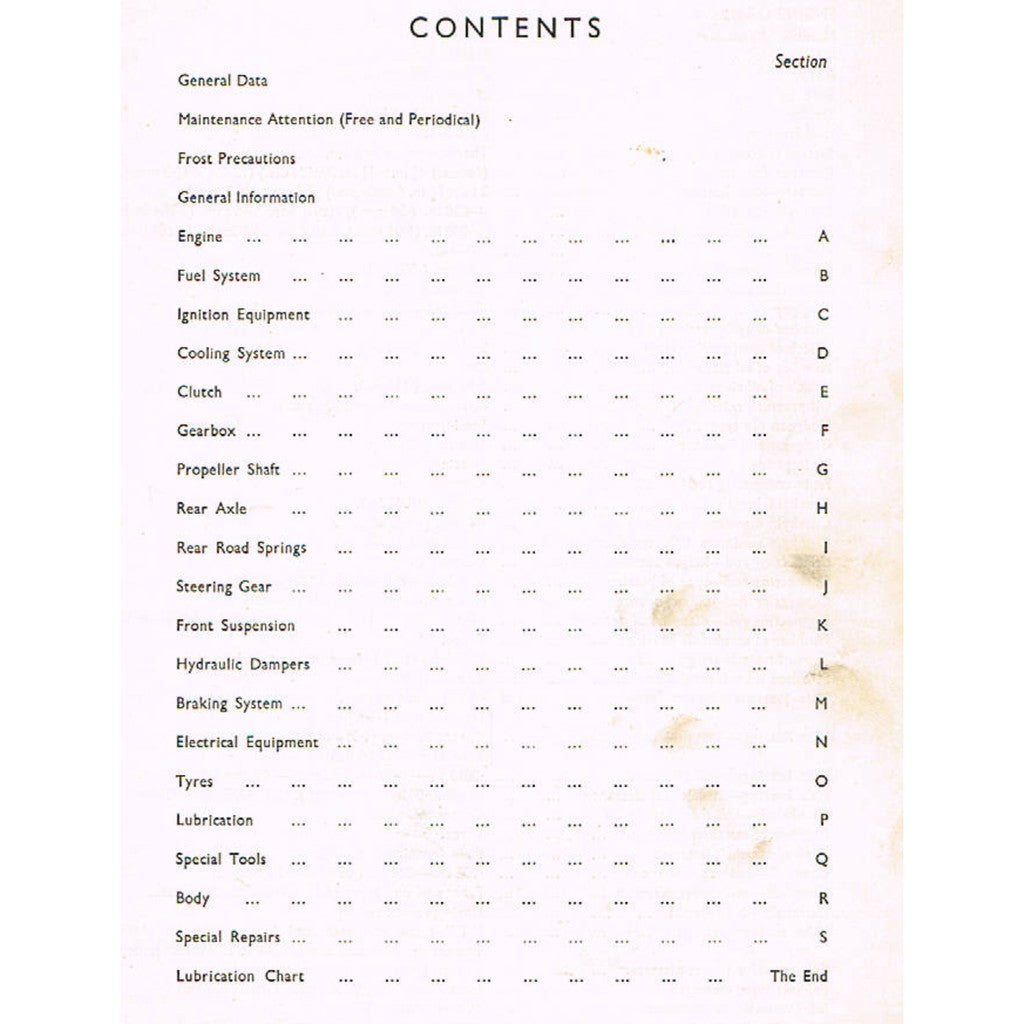 [CLASSIC] MORRIS MINOR "MM" SERIES SPLIT-SCREEN 1948-1952 Full Manual Set – Repair & Maintenance Manual