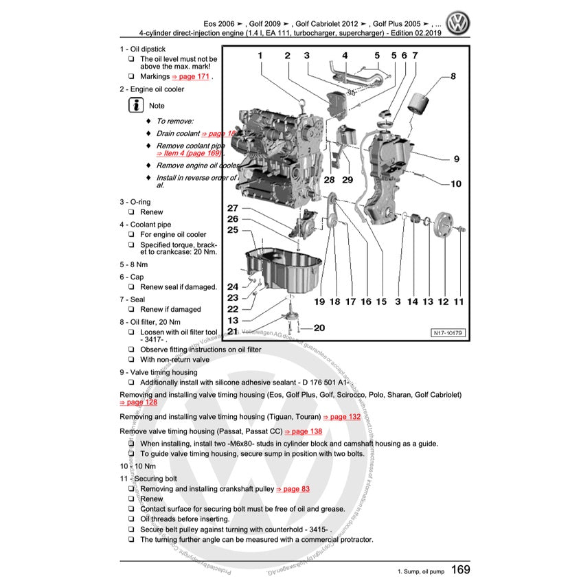 VW SCIROCCO 2009-2017 Full Manual Set – Repair & Maintenance Manual