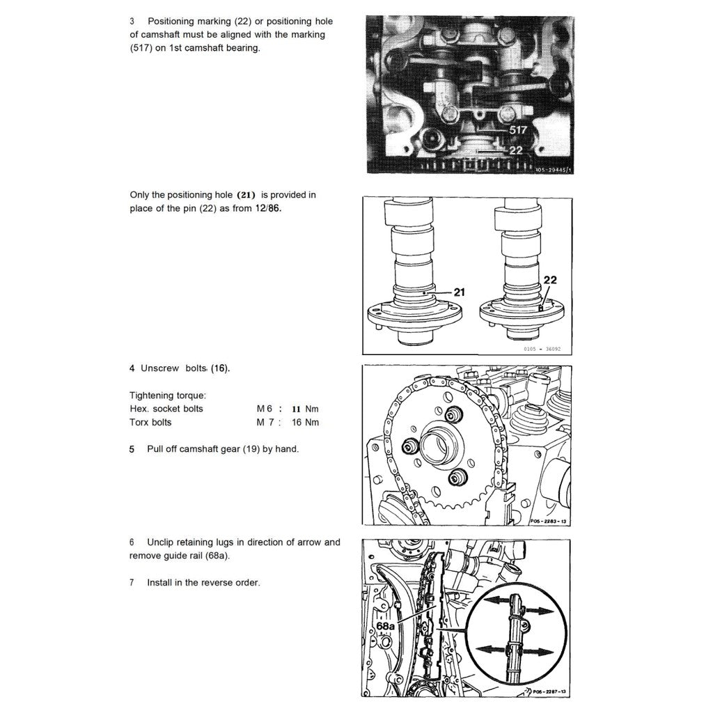 MERCEDES-BENZ ENGINE M103 E 2.6L-3.0L 1984-1997 Full Manual Set – Repair & Maintenance Manual
