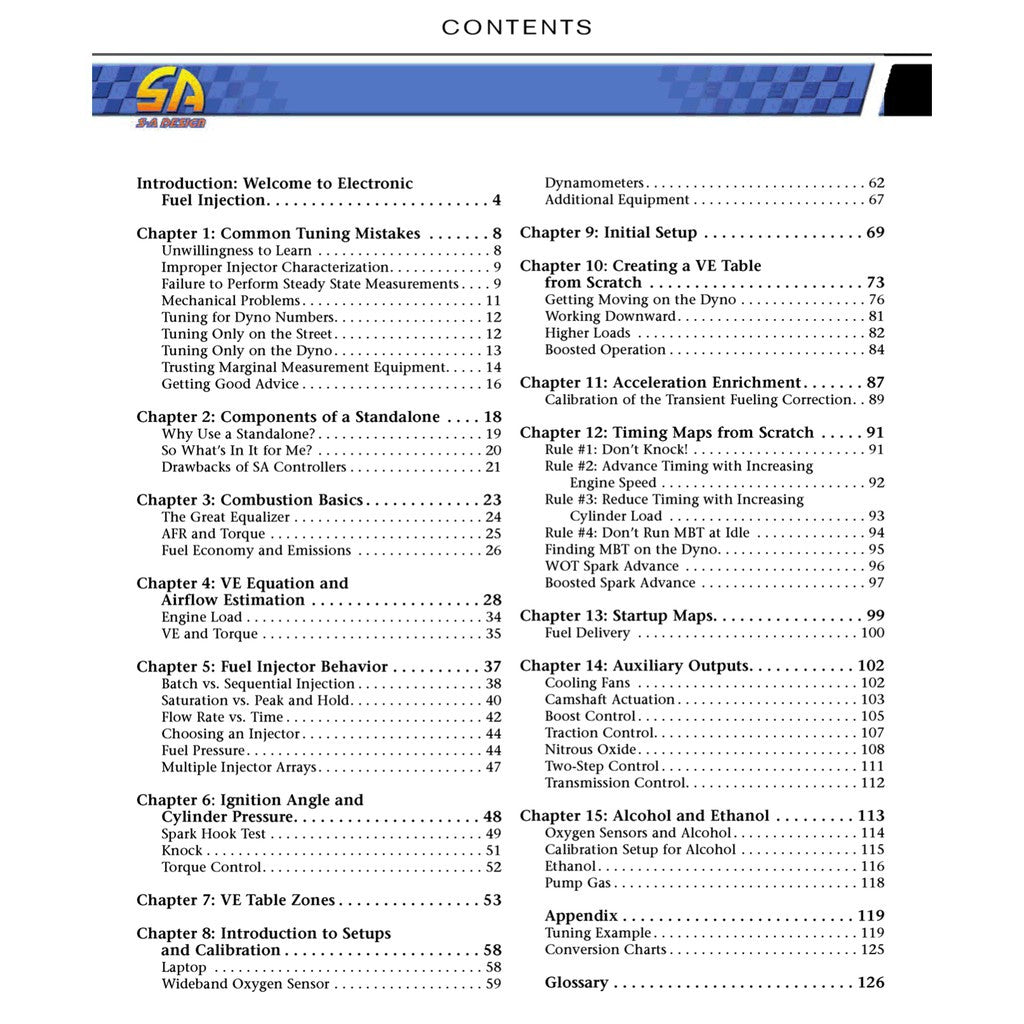 HIGH PERFORMANCE FUEL INJECTION SYSTEMS - DESIGNING & TUNING - SA161