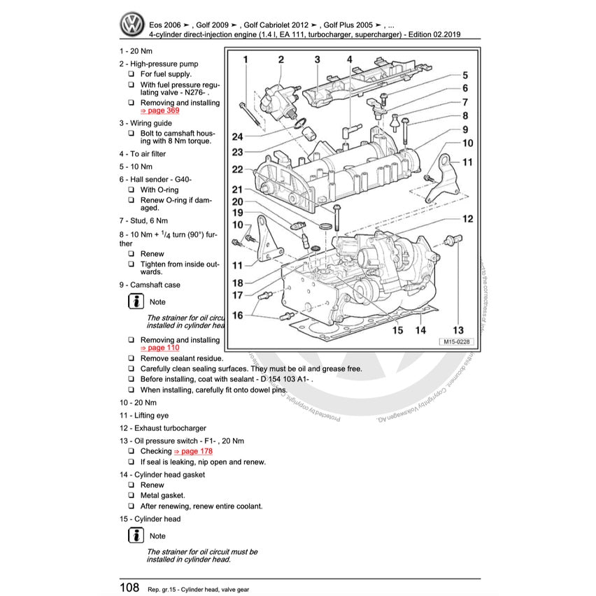 VW SCIROCCO 2009-2017 Full Manual Set – Repair & Maintenance Manual