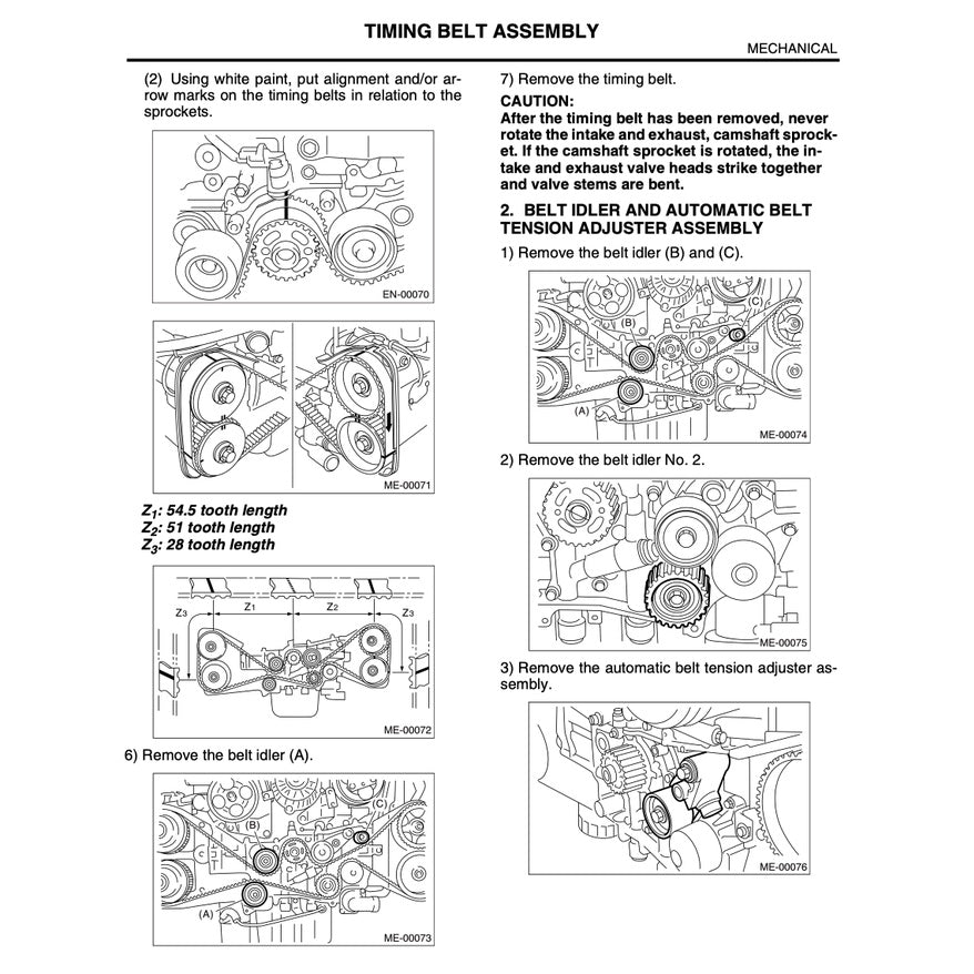 SUBARU IMPREZA WRX STI 2003-2005 Full Manual Set – Repair & Maintenance Manual