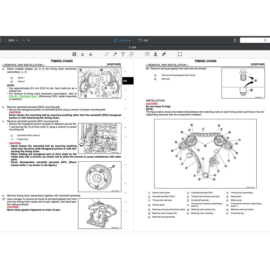 INFINITI Q50 2014-2022 Full Manual Set – Repair & Maintenance Manual