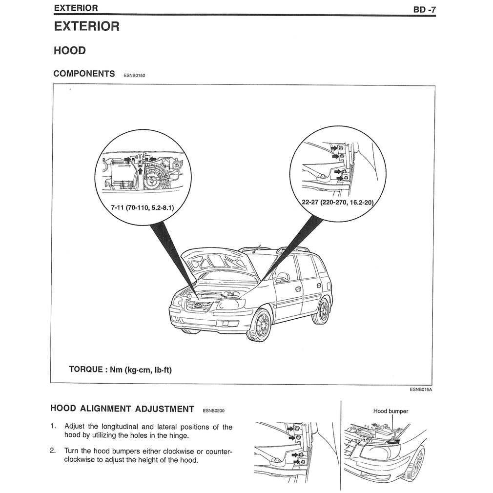 HYUNDAI/INOKOM MATRIX FC 2001-2009 Full Manual Set – Repair & Maintenance Manual and User Handbook