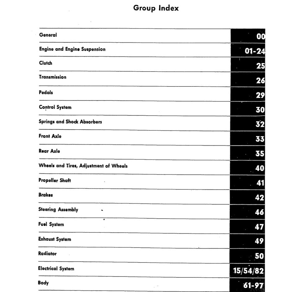 MERCEDES BENZ W120 W121 "PONTON" 1953-1963 Full Manual Set – Repair & Maintenance Manual
