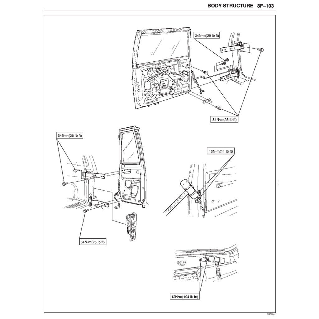 ISUZU TROOPER UX/UBS SERIES 1998-2003 Full Manual Set – Repair & Maintenance Manual