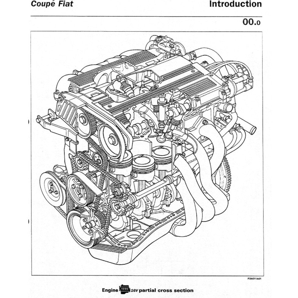 COUPE FIAT COUPE 175 1993-2000 Full Manual Set – Repair & Maintenance Manual and OWNER's HANDBOOK