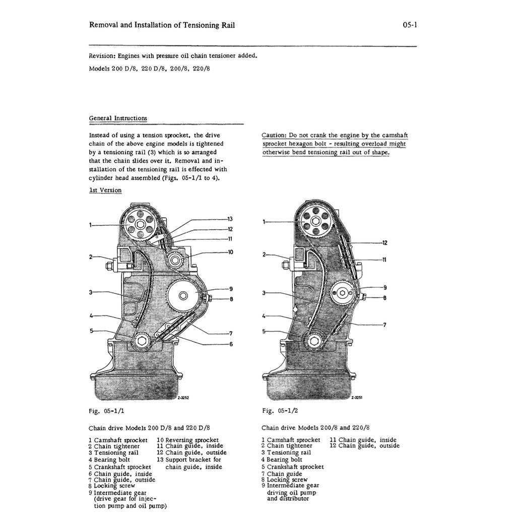 MERCEDES-BENZ ENGINE M115 1968–1976 Full Manual Set – Repair & Maintenance Manual