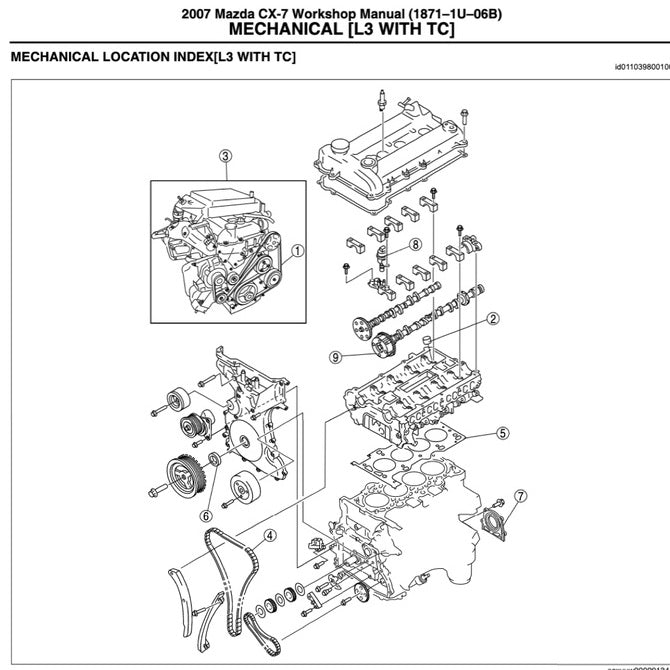 MAZDA CX-7 ER 2007-2012 Full Manual Set – Repair & Maintenance Manual