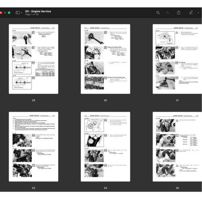 [CLASSIC] TOYOTA "4M" ENGINE 1977-1986 Full Manual Set – REPAIR MANUAL