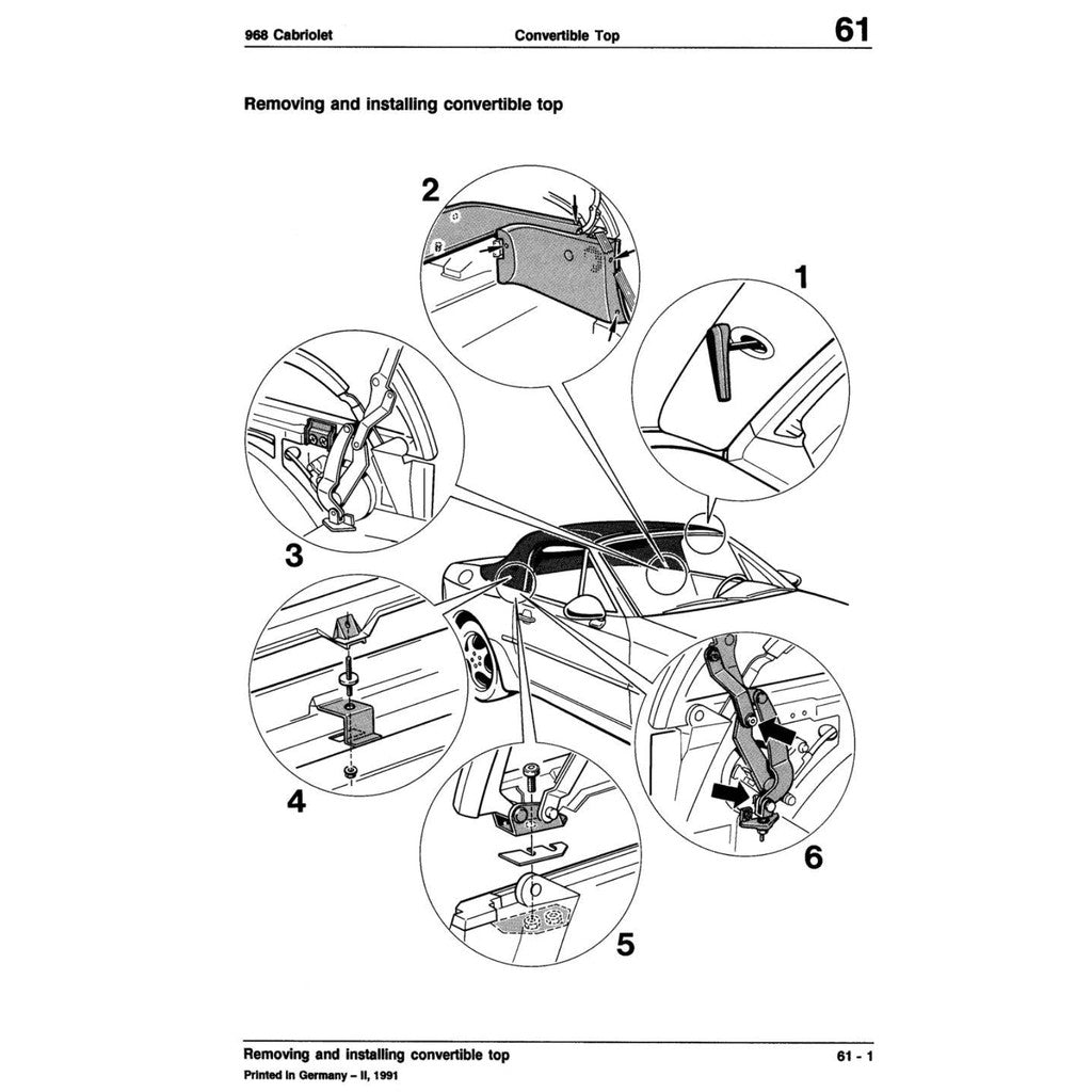 PORSCHE 968 1991-1995 Full Manual Set – Repair & Maintenance Manual